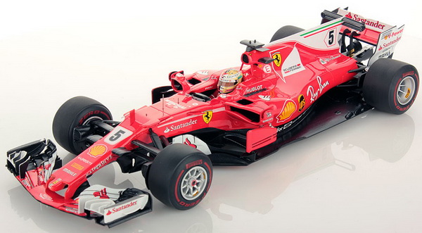 Модель 1:18 Ferrari SF70H №5 Winner GP Monaco (Sebastian Vettel)