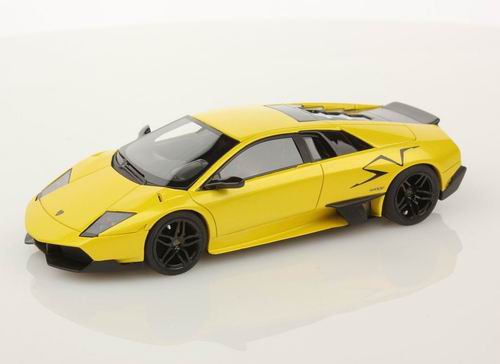 Модель 1:43 Lamborghini Murcielago LP 670-4 SV SuperVeloce FIXED WING - yellow tenerife