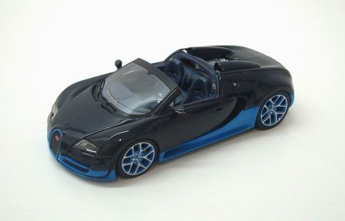 bugatti veyron 16.4 gran sport vitesse geneva motorshow - blue carbonium LS396B Модель 1:43