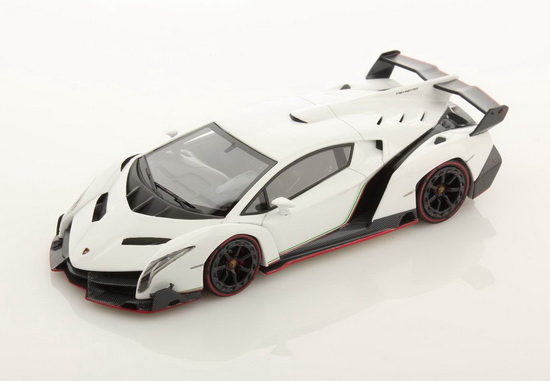 Модель 1:43 Lamborghini Veneno Geneve MotorShow - monocerus white