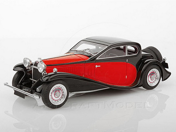 Модель 1:43 Bugatti T50T - red/black