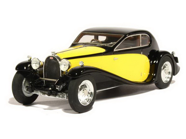 bugatti t50 superprofil? 1933 black/yellow LS439A Модель 1:43
