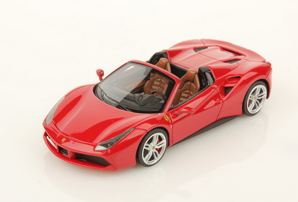 Модель 1:43 Ferrari 488 Spider - rosso corsa met