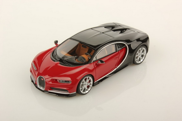 Модель 1:43 Bugatti Chiron Le Patron - red/black