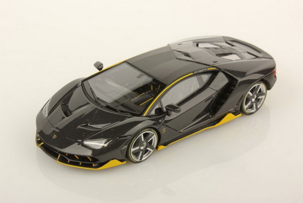 Модель 1:43 Lamborghini Centenario Geneva MotorShow - carbon/yellow