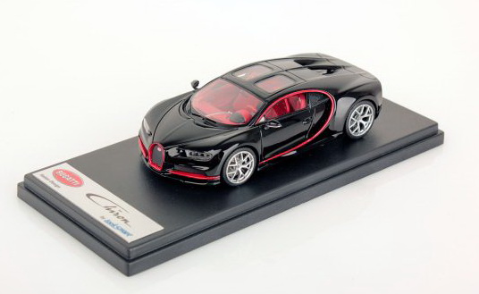 Модель 1:43 Bugatti Chiron Sky View - black/red