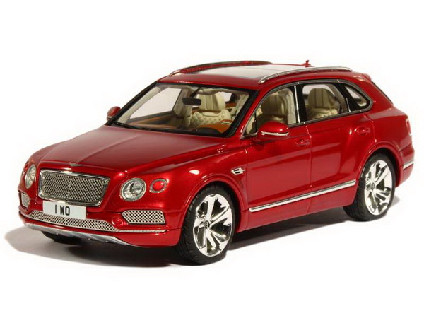 Модель 1:43 Bentley Bentayga - candy red