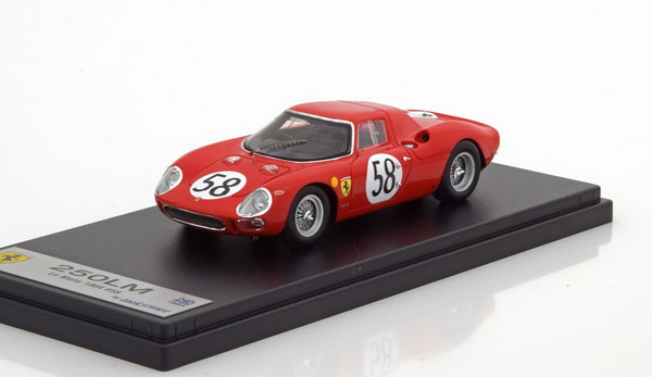 Модель 1:43 Ferrari 250 LM №58 24h Le Mans (Karl Jochen Rindt - Piper)