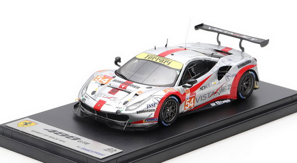 Модель 1:43 Ferrari 488 GTE №54, 24h Le Mans 2019 Flohr/Castellacci/Fisichella
