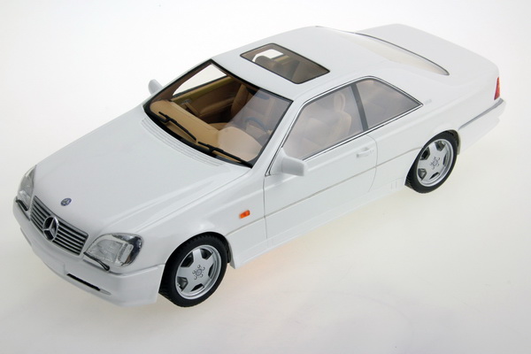 mercedes-benz cl-class cl600 amg 7.0 coupe - white LS036C Модель 1:18