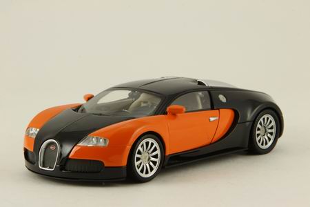 bugatti veyron - orange/black [все открывается] LKM0404 Модель 1:43