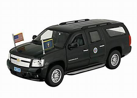 chevrolet suv presidential secret service motorcade LD005 Модель 1:43