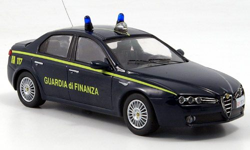 Модель 1:43 Alfa Romeo 159 «Guardia di Finanza»