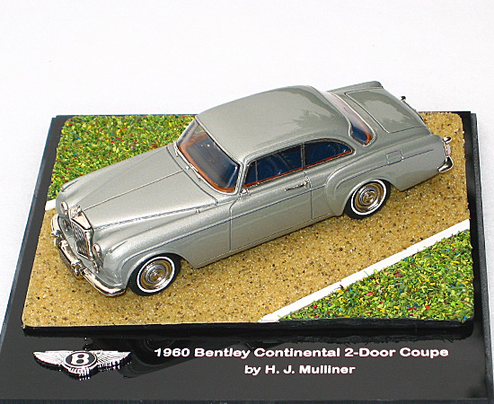 bentley continental 2-door coupe by h.j. mulliner (lhd) - shell grey met BCM2SLH Модель 1:43