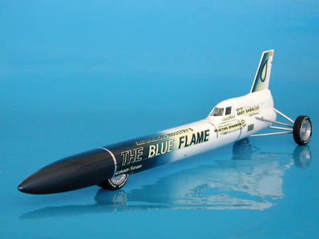 the blue flame 1014 km/h bonneville (gary gabelich) kit MOMK10 Модель 1:43