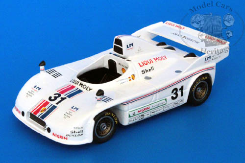 Porsche 908/3 №31 «Liqui Moly» Nurburgring (J.Barth - Rolf Stommelen) MA140US Модель 1:43