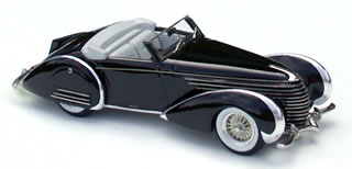 delahaye 135m ch.№47471 cabrio franay 1946, modele actuel restaure usa 2000 MA116D Модель 1:43