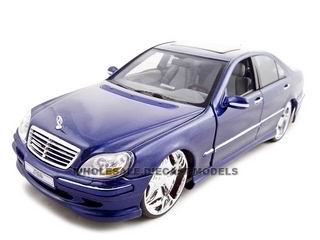 mercedes-benz s55 amg - blue 31051bl Модель 1:18