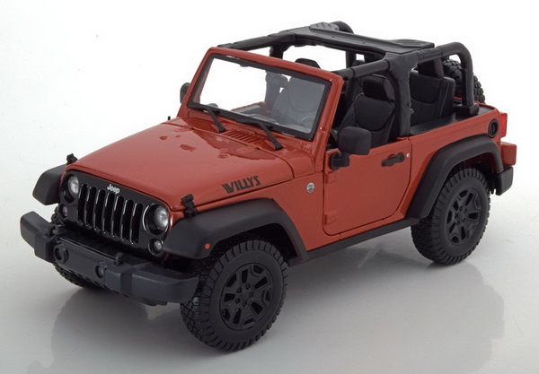 Jeep Wrangler Open 2014 - dark orange/black 31610C Модель 1 18