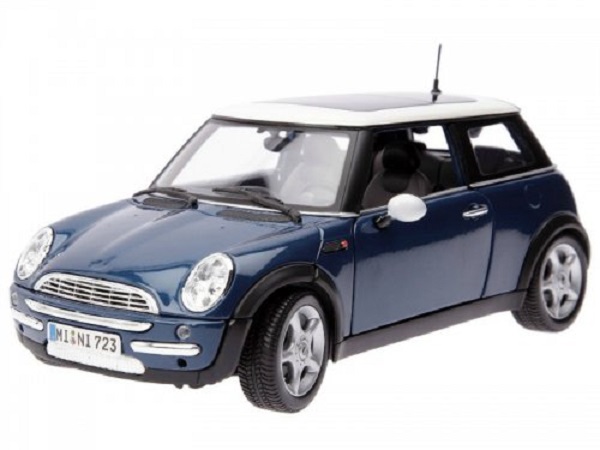 Модель 1:18 Mini Cooper - blue