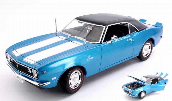 Модель 1:18 Chevrolet Camaro Z28 Coupe 1968 (Blue)