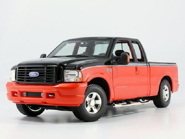 ford f-350 truck «harley-davidson» - red/black 36690OR Модель 1:18