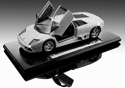 Модель 1:18 Lamborghini Murcielago LP 640 (c 7668 кристаллами Swarovski; L.E.550pcs)
