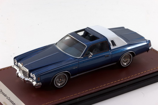 Модель 1:43 Chrysler Cordoba - 1974 - blue met. (L.e. 75 pcs.)