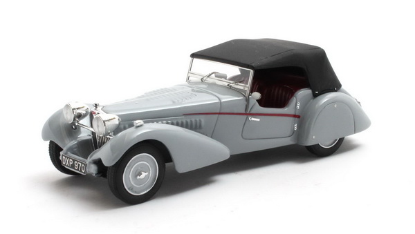Bugatti T57SC Roadster VandenPlas (closed) - 1938 - Grey MX40205-104 Модель 1:43