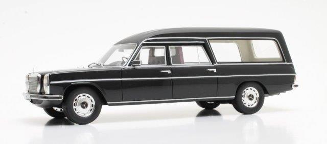 Модель 1:18 Mercedes-Benz 230 VF114 (W114) Pollmann Hearse (катафалк)1972 Black