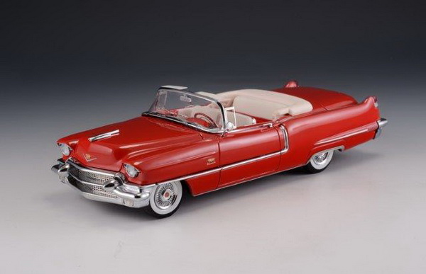 cadillac series 62 convertible (открытый) 1956 red GLM120401 Модель 1:43