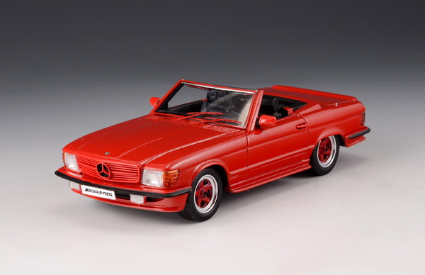 Модель 1:43 Mercedes-Benz 500 SL AMG (R107) Roadster - red (L.E.299pcs)