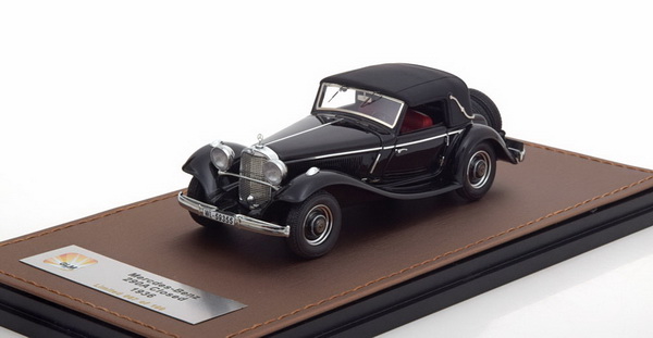 Mercedes-Benz 290A Cabriolet W18 (закрытый) 1936 Black GLM207302 Модель 1 43