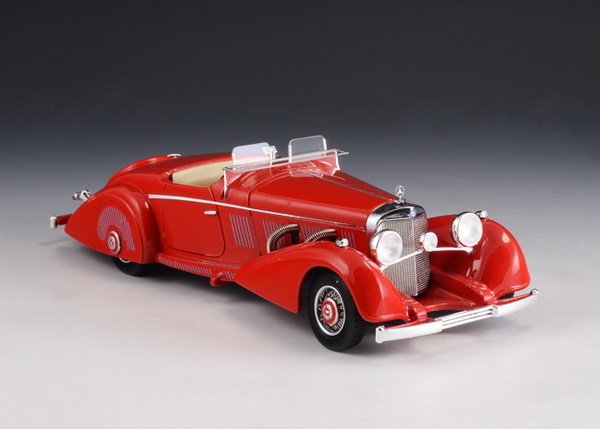 mercedes-benz 540k special roadster mayfair 1937 red GLM207501 Модель 1:43