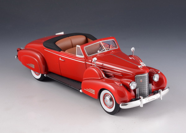 Cadillac V16 Convertible Coupe (open) - red GLM43101603 Модель 1 43