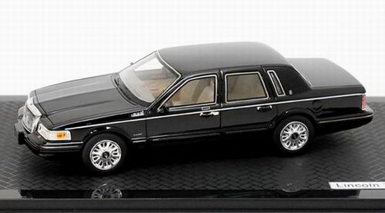 lincoln town car - black GLM43102801 Модель 1:43