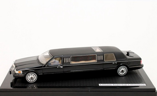 lincoln town car limousine - black GLM43102901 Модель 1:43
