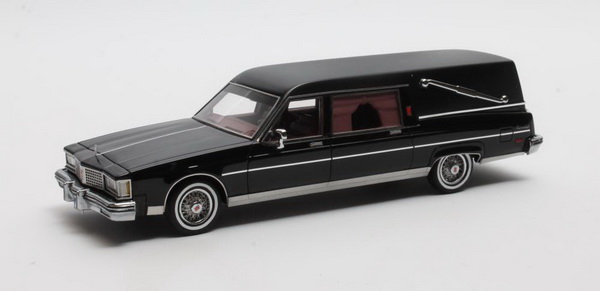Модель 1:43 Oldsmobile 98 Eureka Regent Landaulet Hearse (катафалк) - black