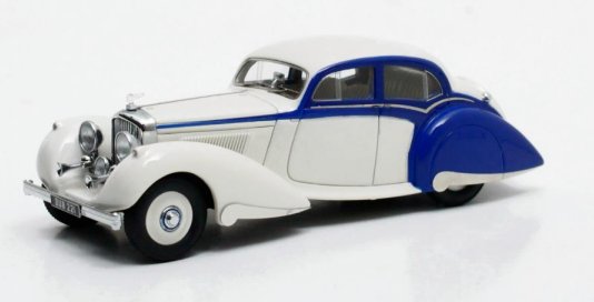 bentley 4.25l pillarless saloon carlton - white/blue MX40201-061 Модель 1:43