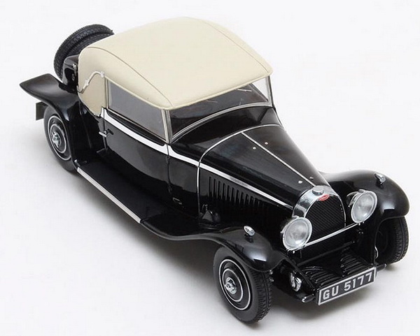 Модель 1:43 Bugatti T46 Faux Cabriolet Veth & Zoon Ch.№46293 - black