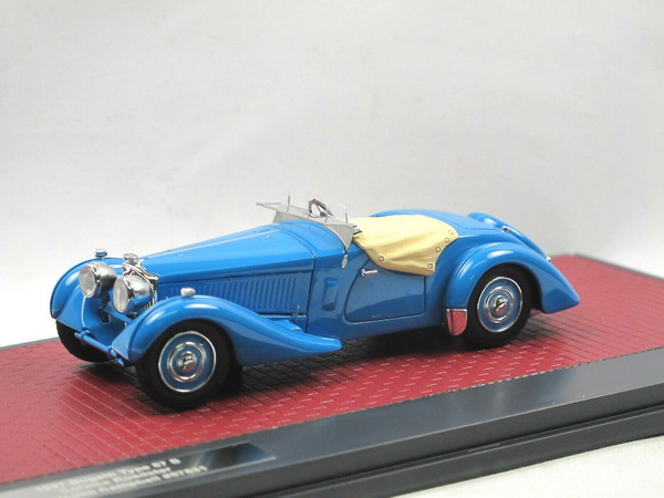 Модель 1:43 Bugatti T57S Corsica Roadster Malcolm Campbell Ch.№57531 (2 вариант) - blue