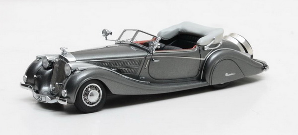 horch 853 sport cabriolet by voll & ruhrbeck 1938 metallic grey MX40803-021 Модель 1 43