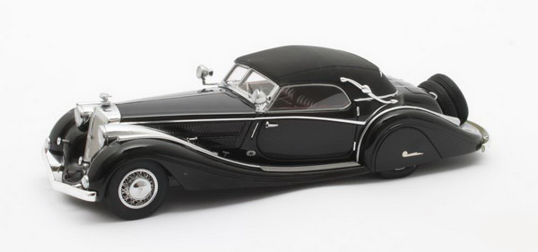 horch 853 sport cabriolet by voll & ruhrbeck (закрытый) 1938 black MX40803-022 Модель 1:43