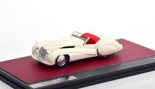Модель 1:43 Jaguar SS 100 2,5-Litre Roadster Vanden Plas - cream (L.E.408pcs)