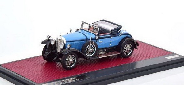 mercedes-benz 630 k sport cabrio by hibbard & darrin ch.№38182 (открытый) - 2-tones blue (l.e.408pcs) MX41302-201 Модель 1:43