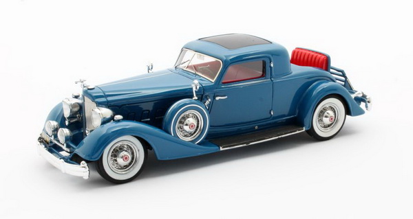 Модель 1:43 Packard 1108 Twelve Stationary Coupe Dietrich - blue (L.E.199pcs)