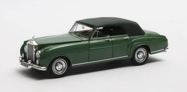 Модель 1:43 Rolls-Royce Silver Cloud H.J. Mulliner Cabrio (4-door) Ch.№LLCB15 (закрытый) - green