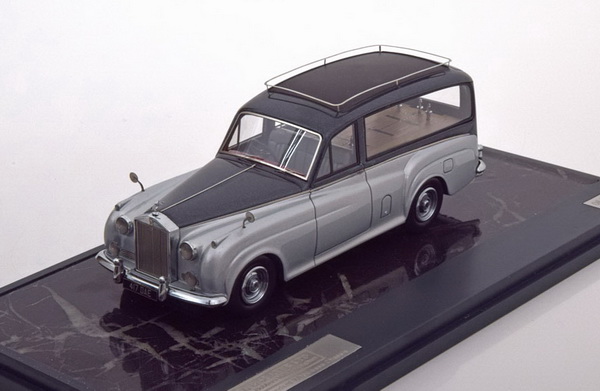 Модель 1:43 Rolls-Royce Simpson & Slater SC Hearse (катафалк) - dark grey/silver
