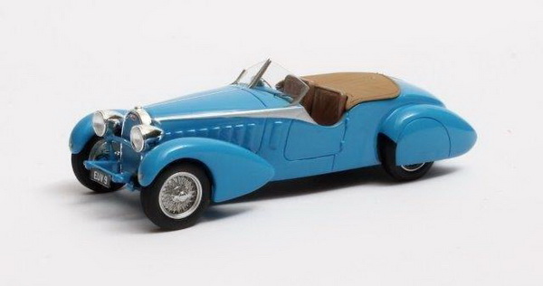 Модель 1:43 Bugatti T57 TT Tourer «Therese» by Bertelli Ch.№57316 - blue
