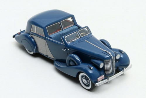 buick series 80 opera brougham fernandez & darrin 1938 blue MX50206-051 Модель 1:43